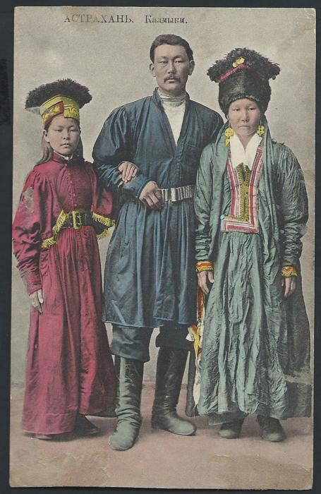 Russia 1915 postcard from Astrakhan to Melbourne (Australia) written in Esperanto, franked 1k Romanov and 3k Eagle, Astrakhan censor label applied over stamps and tied violet cds. Astrakhan straight line handstamp - re-routing card for additional military censor at St Petersburg. Scarce